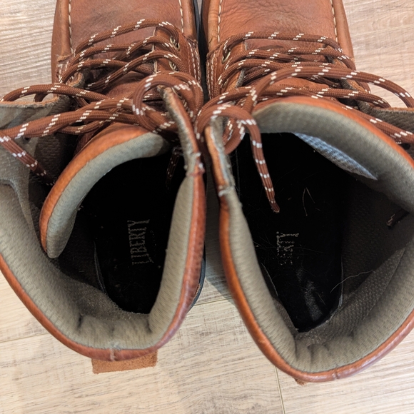 Liberty Footwear Brown Leather Work Boots Men’s Size 10M Safety EH ASTM Work Boo main image 6